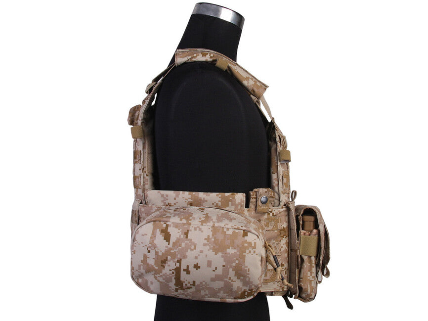 Emersongear LBT6094A Plate Carrier with 3 Pouches, AOR1 500D