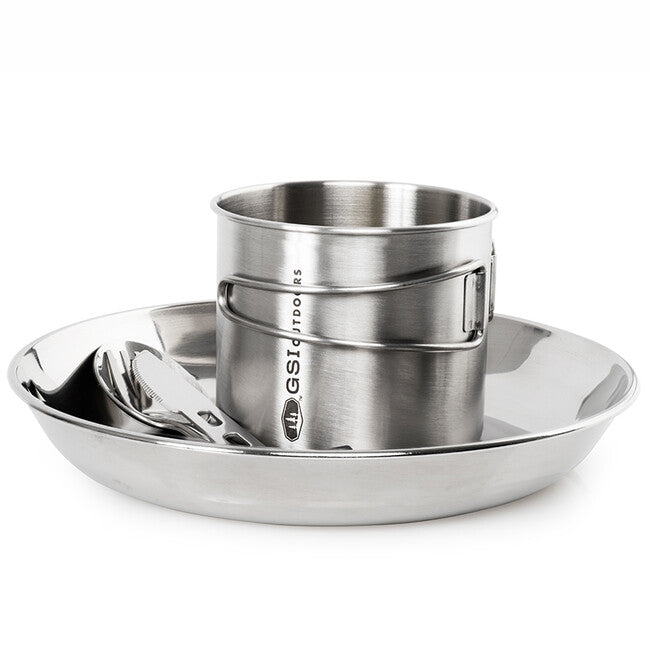 GSI Outdoors Glacier Stainless 1 Person Set