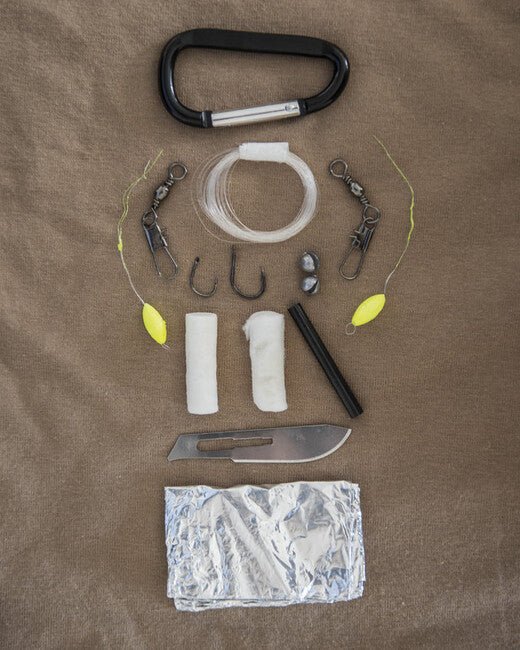 Mil-Tec Paracord Survival Kit Small, Olive