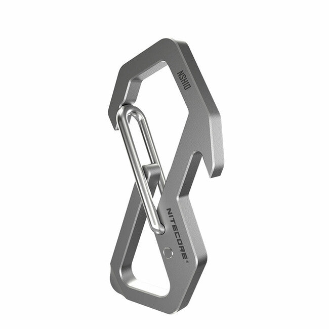 Nitecore Carabiner NSH10 49mm x 25.5mm x 2.8mm, Titanium
