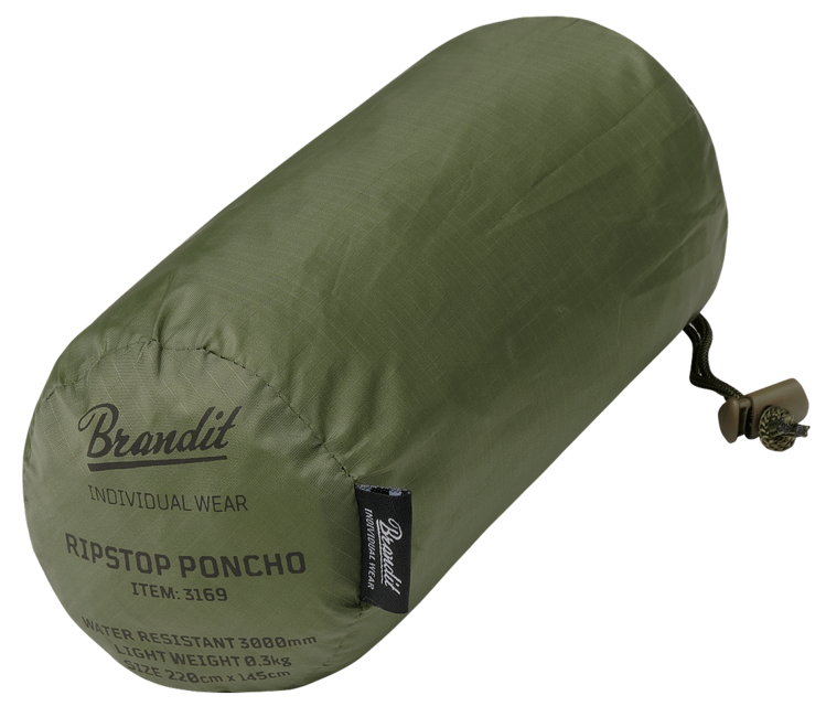 Brandit Ripstop Poncho, Olive
