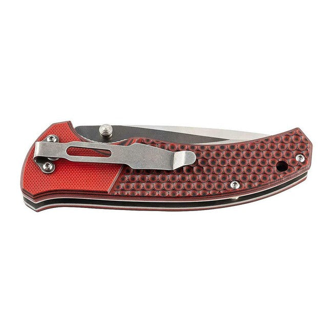 Herbertz Single-Hand Pocket Knife 9cm, G10, Red-Black