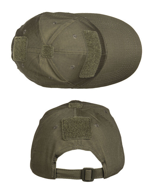 Mil-Tec Tactical Rip-Stop Cap, Black