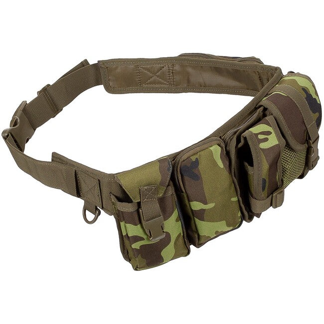 MFH Tactical Belt, 6 Pockets, approx. 5.5 cm, M 95 CZ Camo