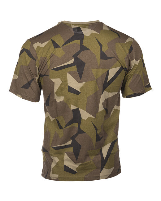 Mil-Tec T-Shirt Short Sleeve Swedish Camouflage