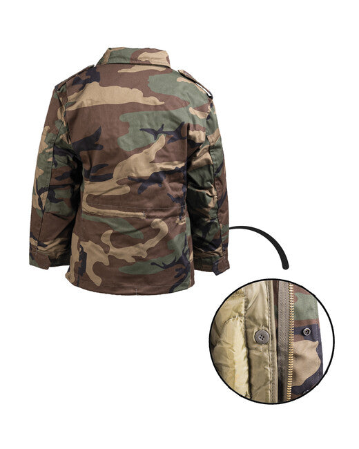 Mil-Tec Kids US M65 Jacket with Woodland Liner