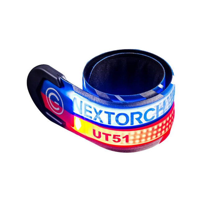 NexTorch UT51 L Flashing Safety Tape, Red-Blue