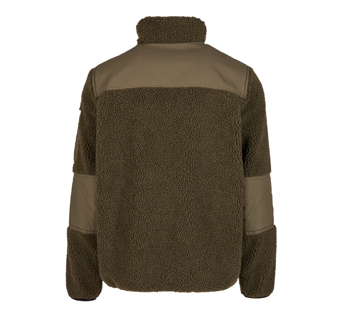 Brandit Pánska flísová bunda Ramble Teddyfleece, olivová