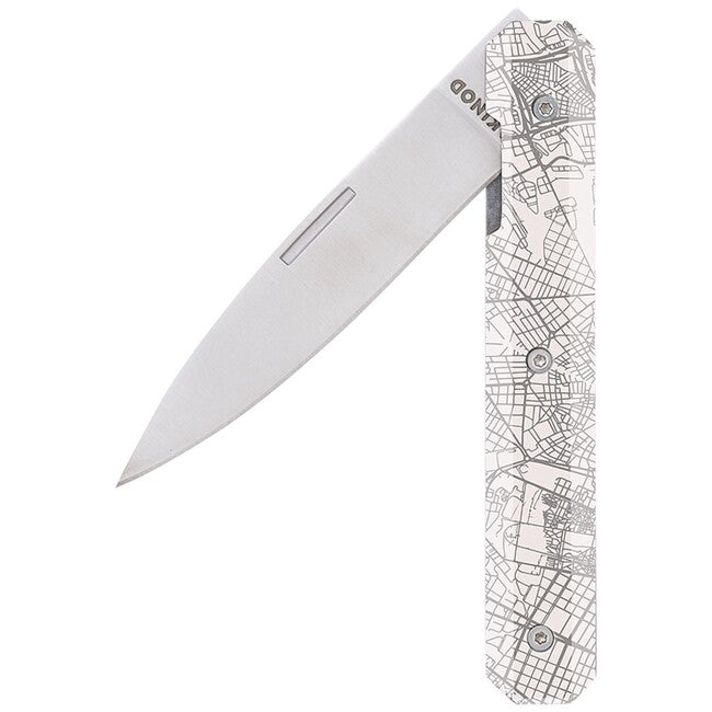 Akinod A03M00010 Pocket Knife 18h07, Downtown White