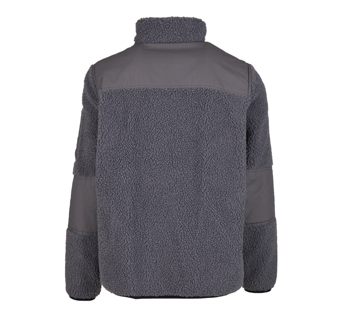 Brandit Pánska flísová bunda Ramble Teddyfleece, antracitová