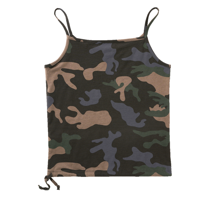 Brandit Women's Tank Top, Dark Camo
