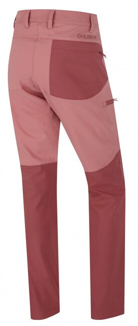 HUSKY Women's Softshell Pants Kavia, Burgundy