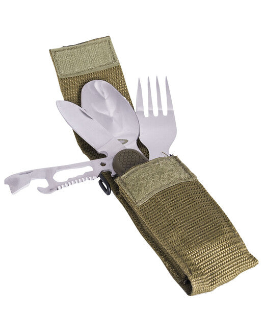 Mil-Tec Cutlery with Pocket Multifunctional Knife