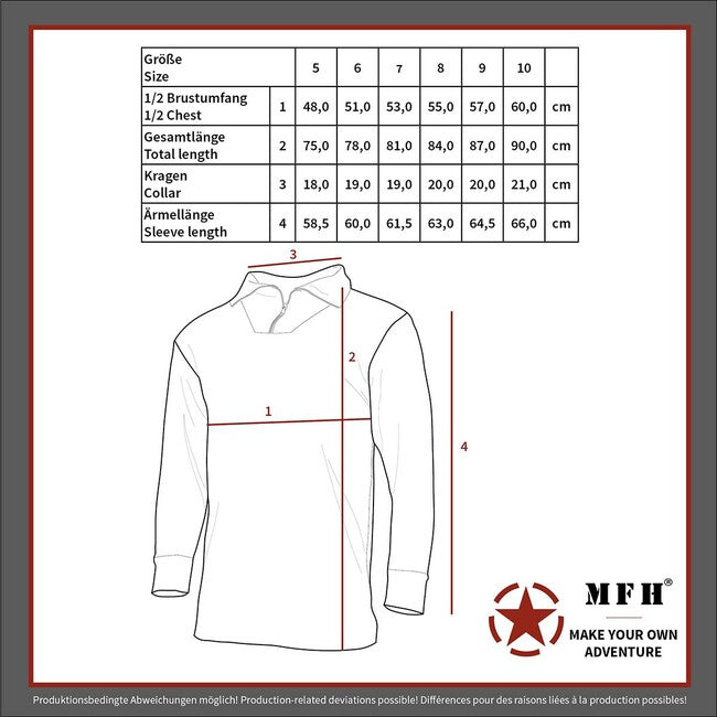 MFH BW Jersey Shirt, Olive Drab