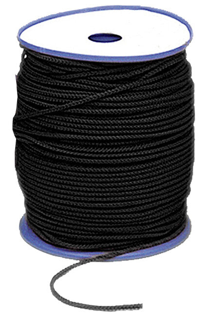 BasicNature Polypropylene Rope 3 mm, 200 m, Black