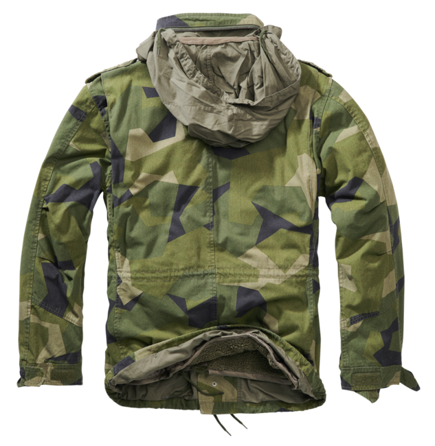 Brandit M65 Giant zimná bunda, swedish camo M90