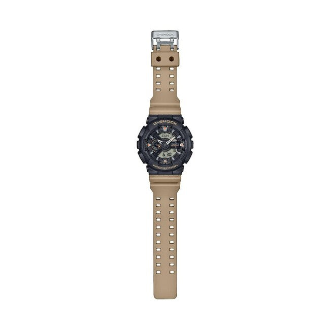 Casio G-Shock GA-110TU-1A5ER Watch, Black/Brown