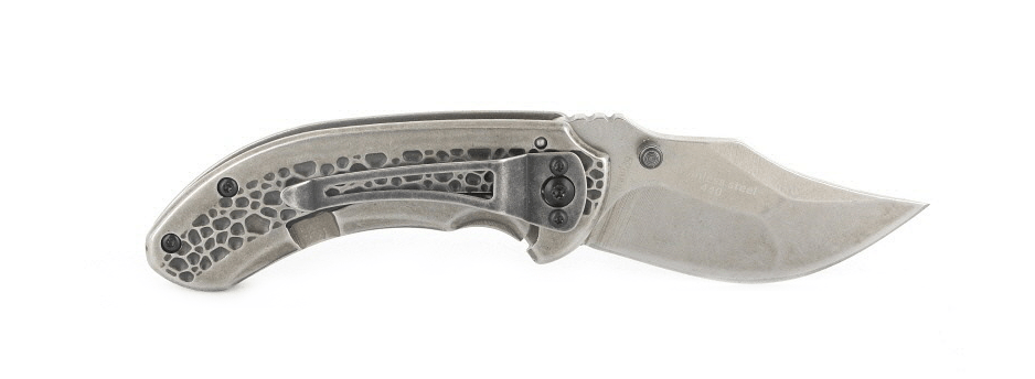 Herbertz TOP-Collection Pocket Knife 7cm, Full Steel, Nylon Sheath