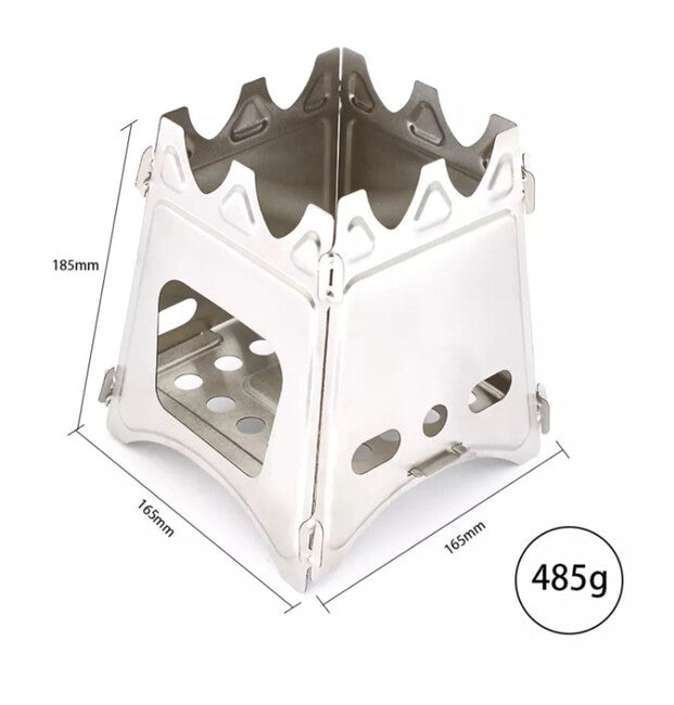 Origin Outdoors Stack Compact Folding Stainless Steel Stove