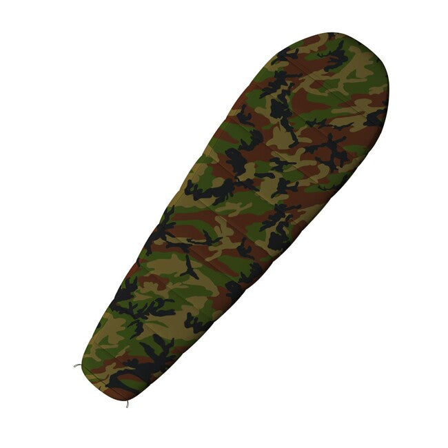 HUSKY Junior Army Synthetic Three-Season Kids Sleeping Bag -10°C, Green