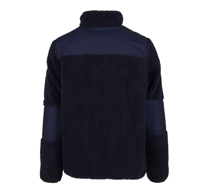 Brandit Pánska flísová bunda Ramble Teddyfleece, námornícka modrá