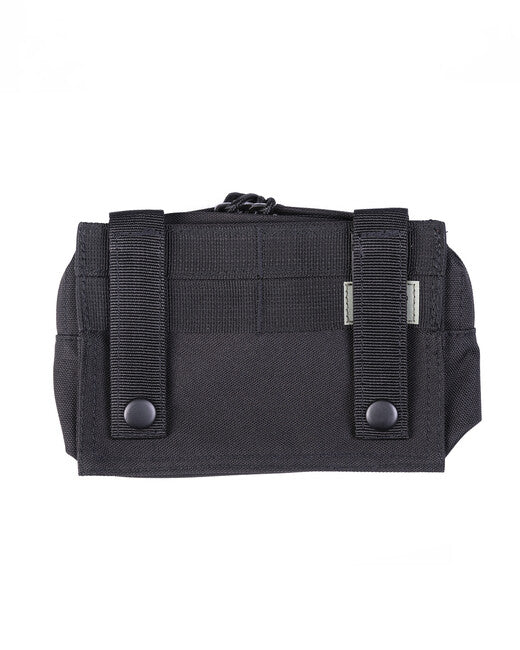 Mil-Tec Small Horizontal MOLLE Pouch, Black