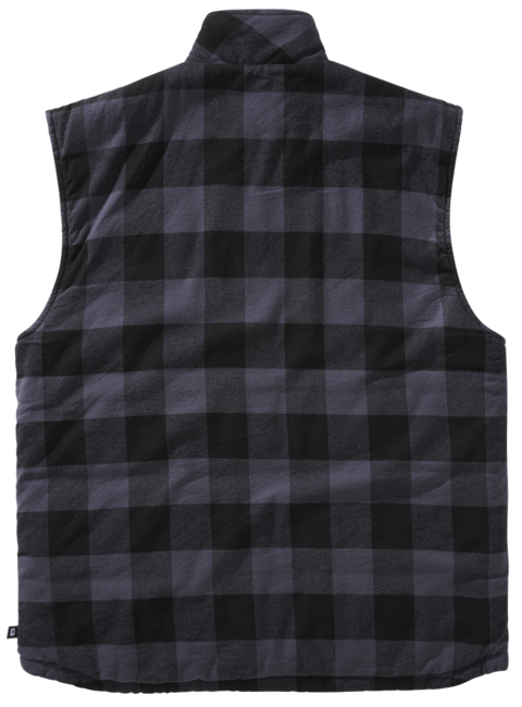 Brandit Lumber Vest, Black/Grey