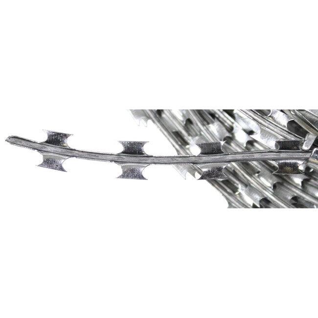 MFH Barbed Wire, Galvanized Metal, Approx. 50 m, 30 cm Diameter