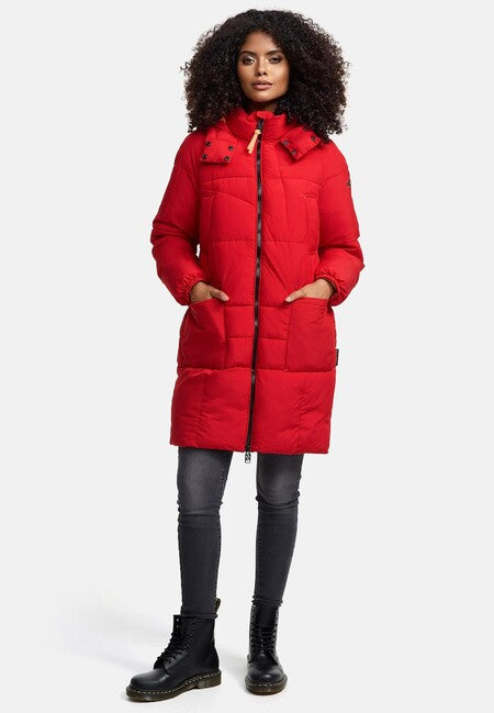 Navahoo Women's Winter Jacket Bliblablubb with Hood
