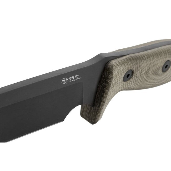 Lionsteel M7B CVG Fixed Blade Knife, Black