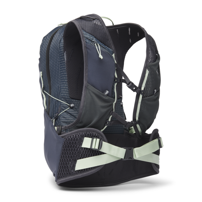 Black Diamond Pursuit 15 Women's Hiking Backpack, Carbon-Foam Green