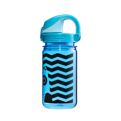 Nalgene Grip-n-Gulp Sustain Kids Water Bottle, Blue Owl, 0.35L