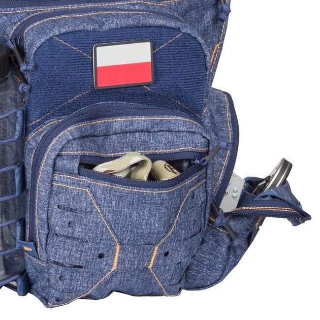 Helikon-Tex EDC Shoulder Bag, Nylon Polyester Blend, Melange Grey
