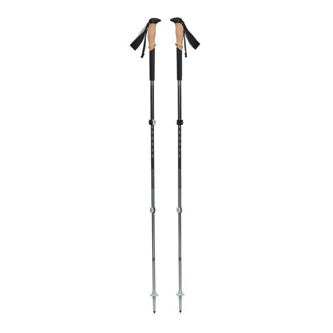 Black Diamond Pursuit Trekking Poles, Charcoal-Foam Green