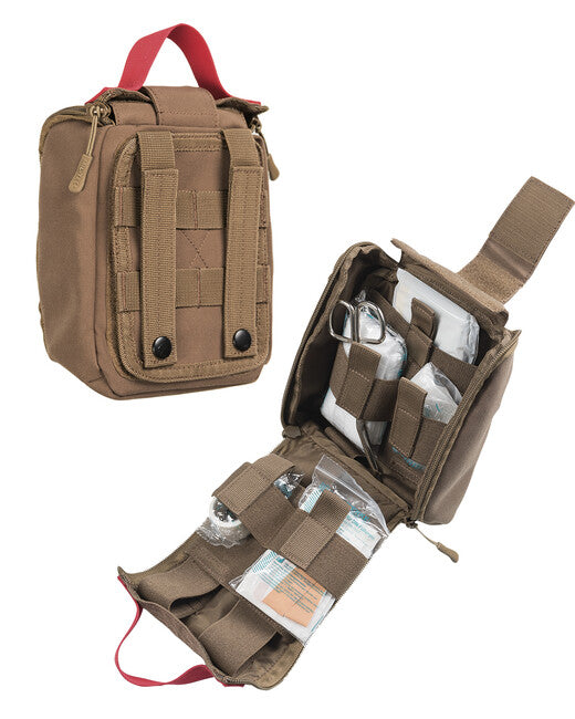 Mil-Tec IFAK Complete Medical Kit, LASER CUT, Dark Coyote