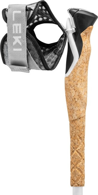 LEKI Cross Trail FX Superlite Trekking Poles, White-Envy Green-Black, 110-130 cm