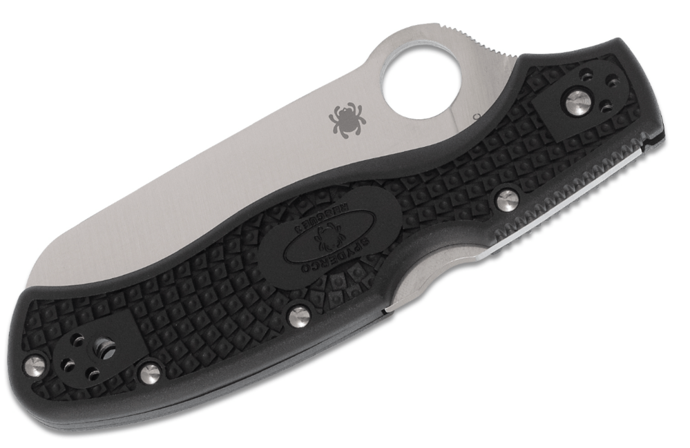 Spyderco Rescue 3 Folding Knife, Black, FRN, 9.3cm