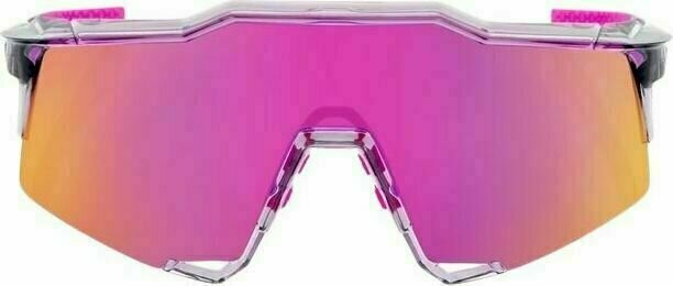 100% Speedcraft Sunglasses, Polished Translucent Grey
