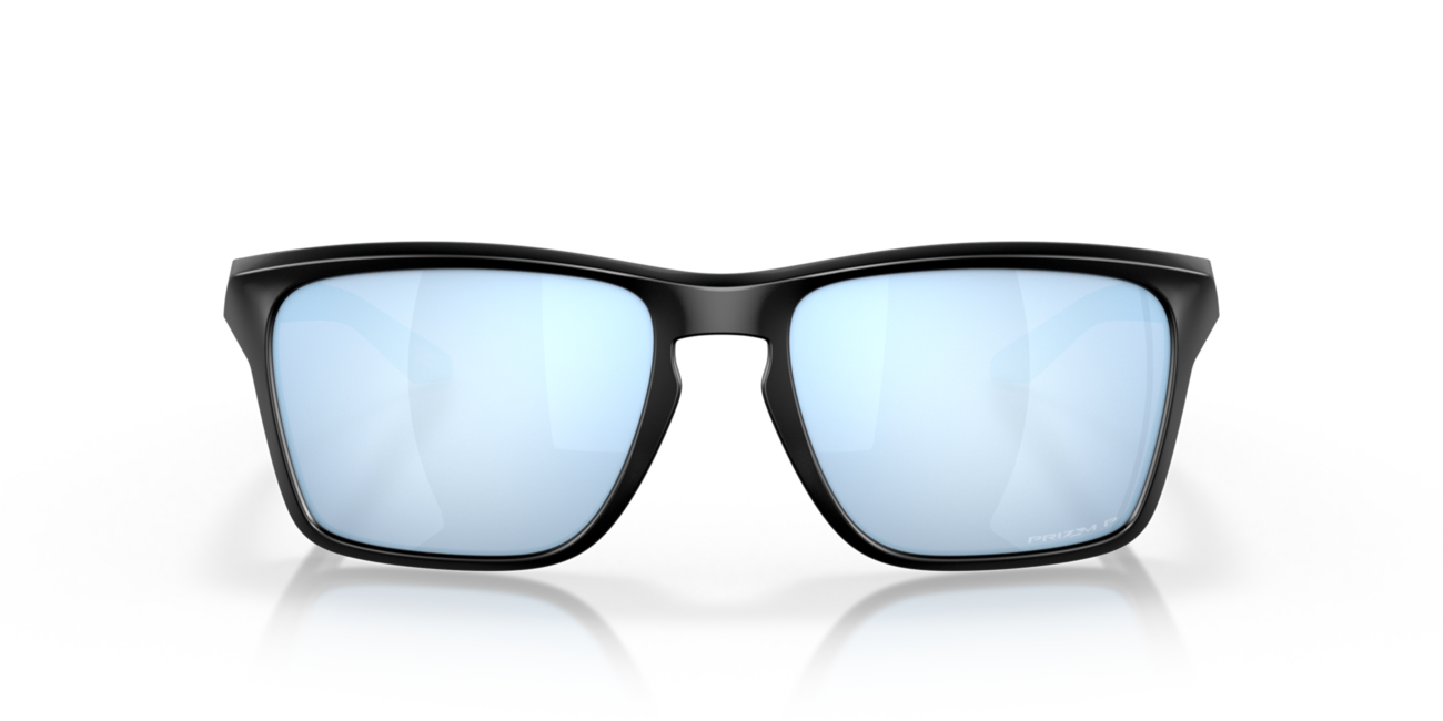 Oakley SYLAS Sunglasses, Matte Black Frame, Prizm Deep Water Polar 60
