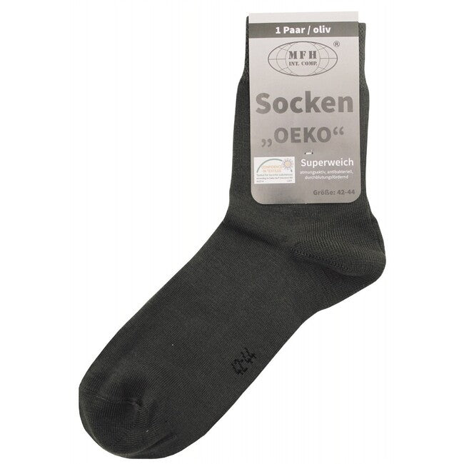 MFH Oeko Socks, OD Green