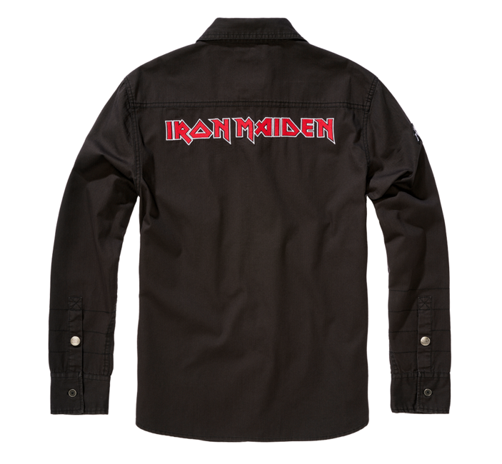 Brandit Iron Maiden Luis Shirt, Black