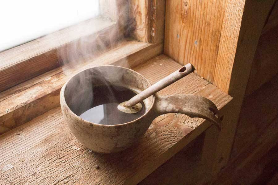 KUPILKA Classic Cup 21 Mug with Spoon, Brown