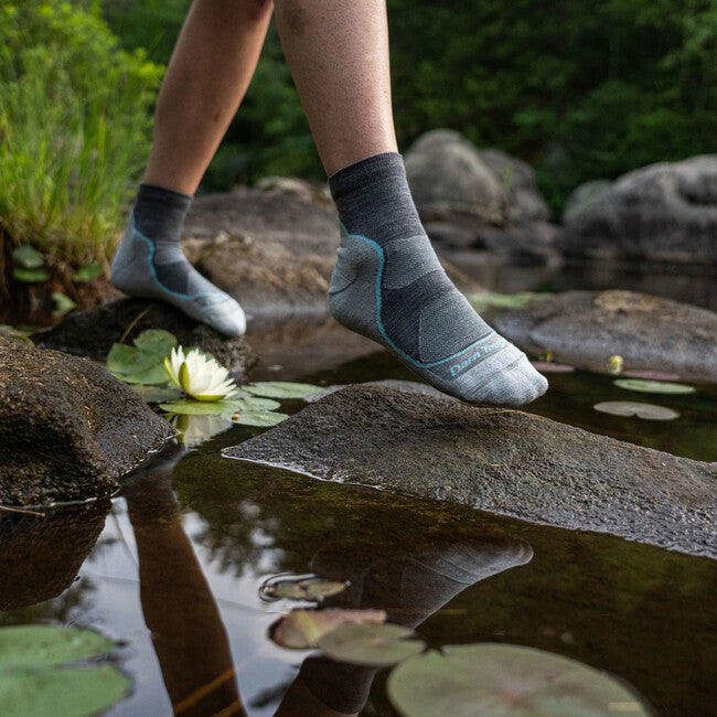 Darn Tough Light Hiker 1/4 Socks, Slate