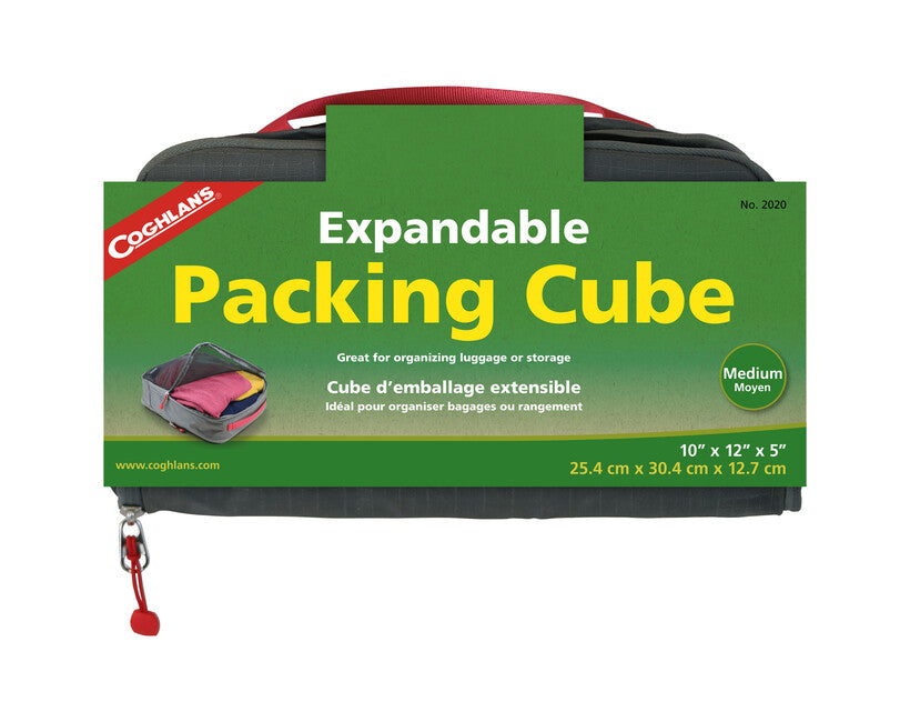 Coghlans Expandable Packing Cubes with Breathable Mesh Front Panel M