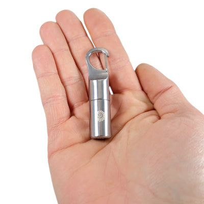 Origin Outdoors Storm Mini Lighter, Stainless Steel