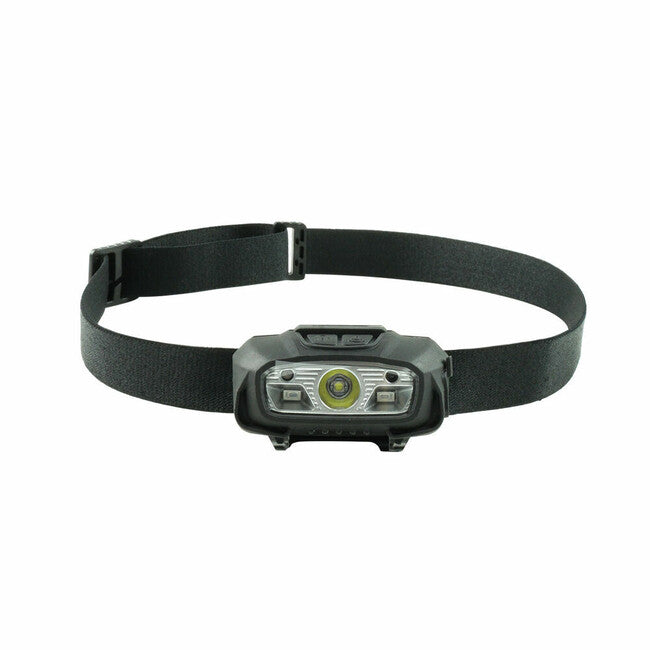 XTE LED Headlamp with Rubber Coating, Red Light Strobe, USB-C
