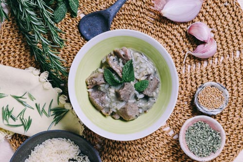 Forestia Mint Lamb Stew with Rice