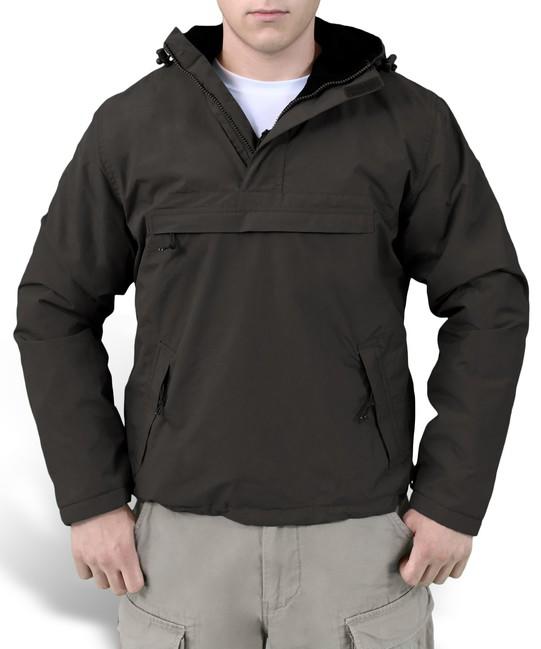 Surplus Windbreaker Jacket, Black