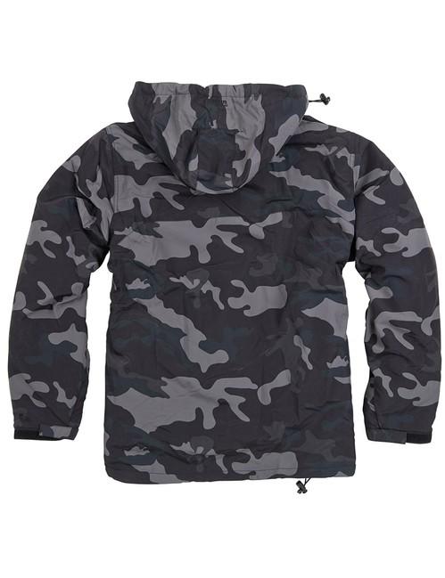 Surplus Windbreaker Jacket, Black Camo