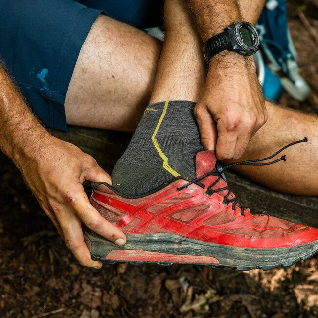 Darn Tough Hiker 1/4 Midweight κάλτσες πεζοπορίας με ενίσχυση, Taupe